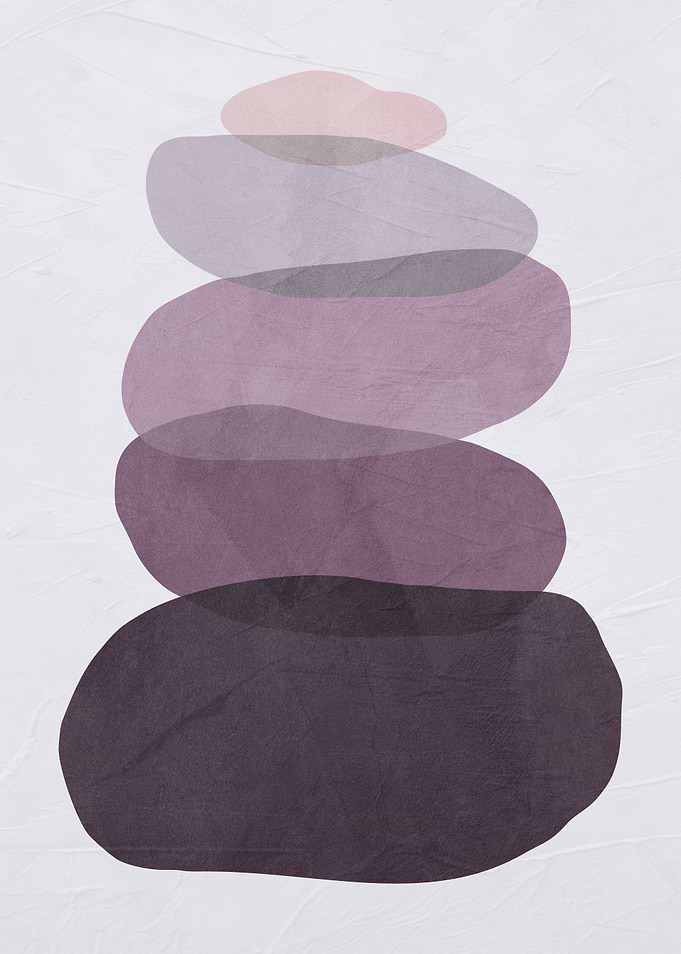 Stacked Stones Abstract Art