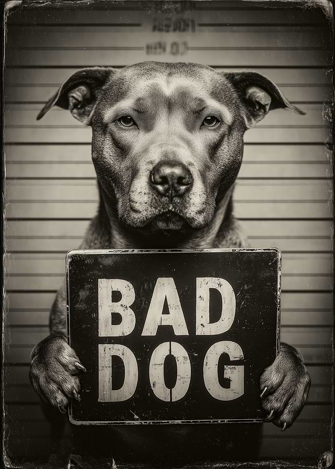 Bad Dog Mugshot