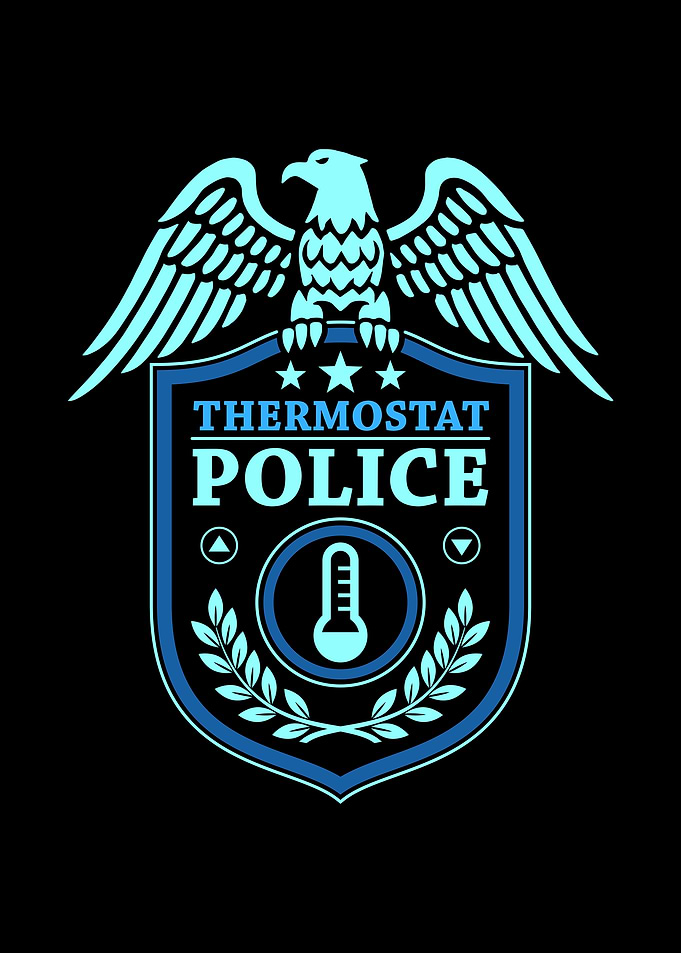 Thermostat Police Badge