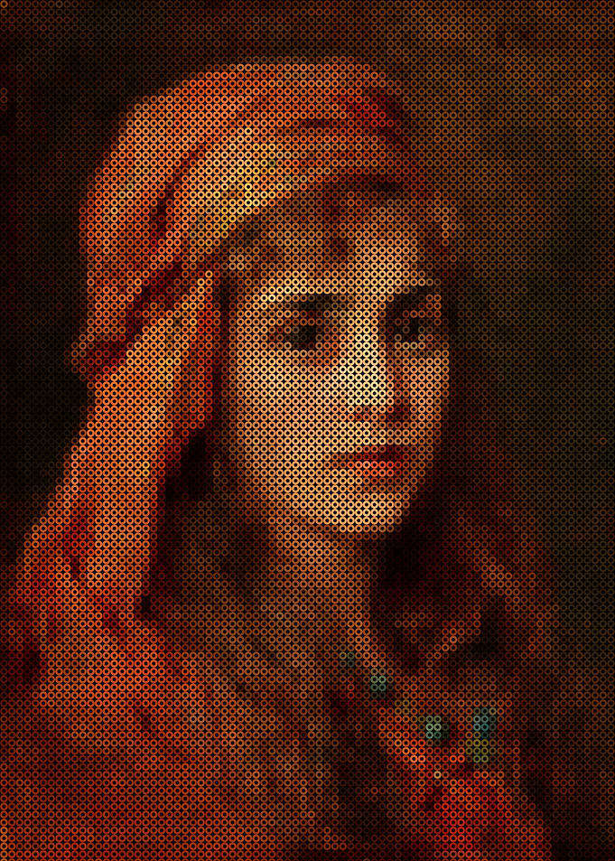 Portrait of a young woman