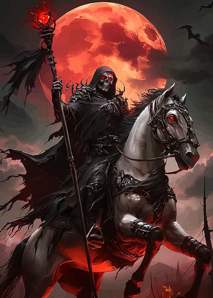 Grim Reaper on Horseback