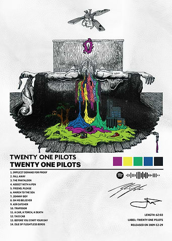 Twenty One Pilots Self-Titled Album Art