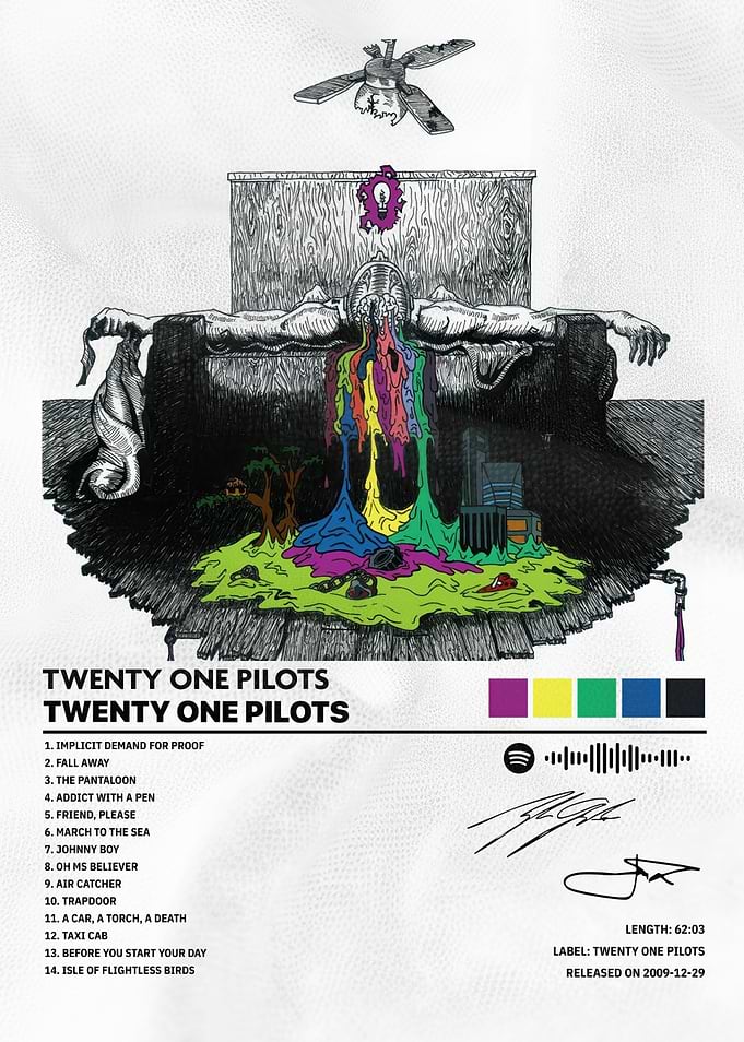 Twenty One Pilots Self-Titled Album Art