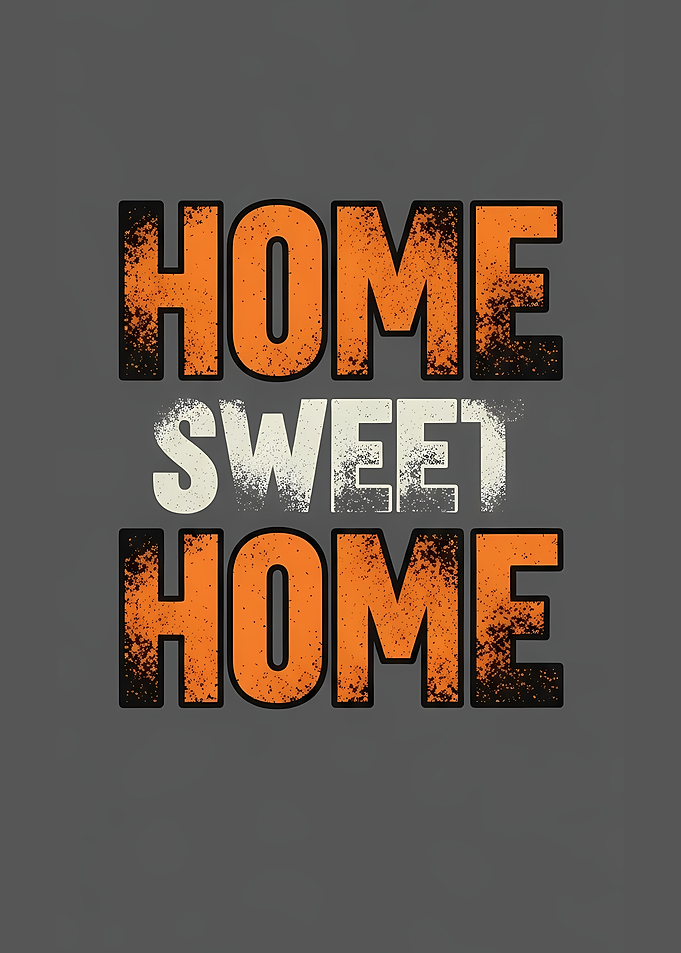 Home Sweet Home Text Art