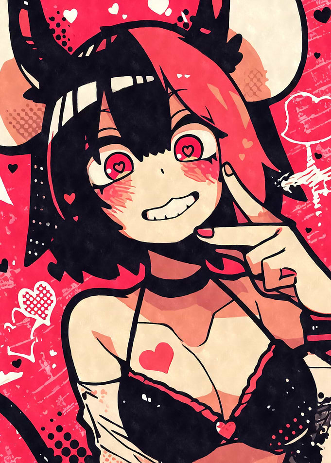 Kawaii Mouse Anime Girl