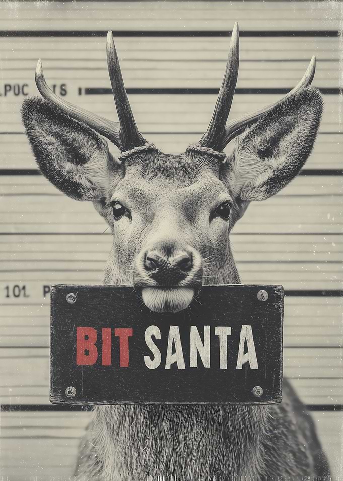 Bit Santa Deer Mugshot