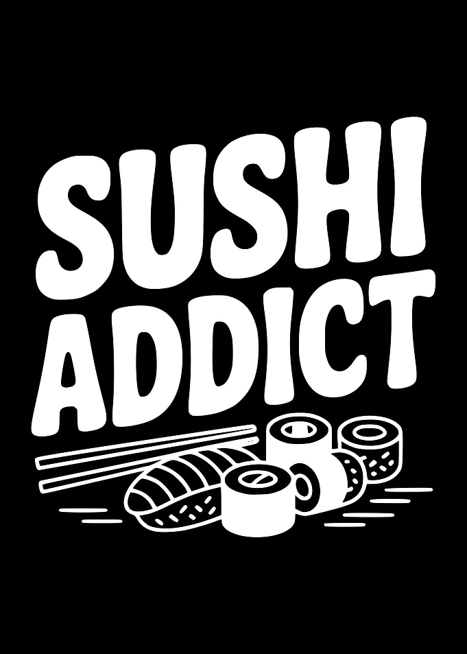 Sushi Addict Graphic