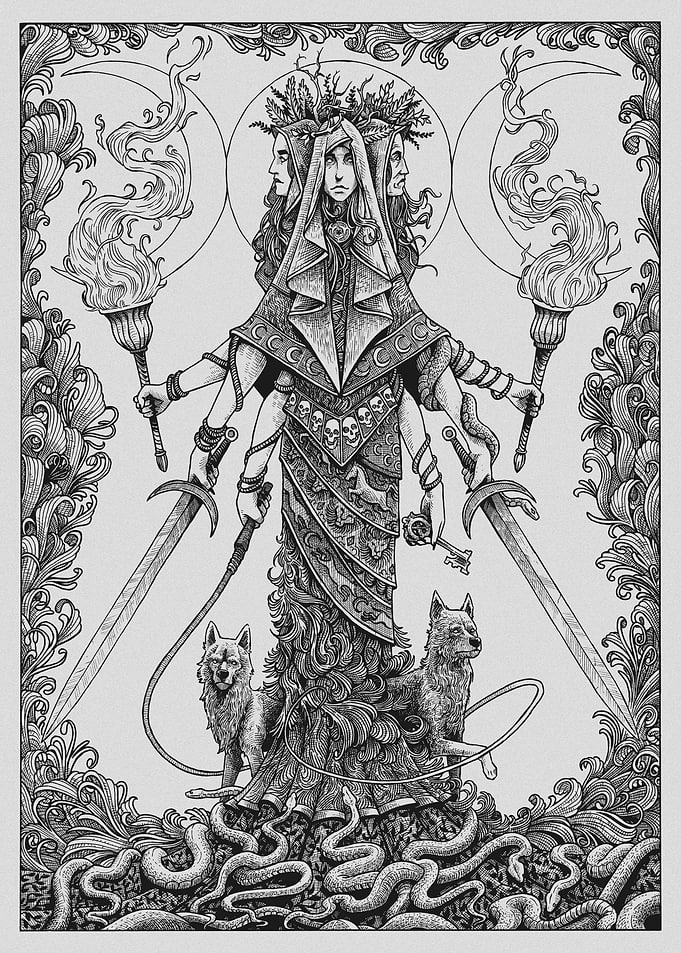 Hekate. Goddess of magic.