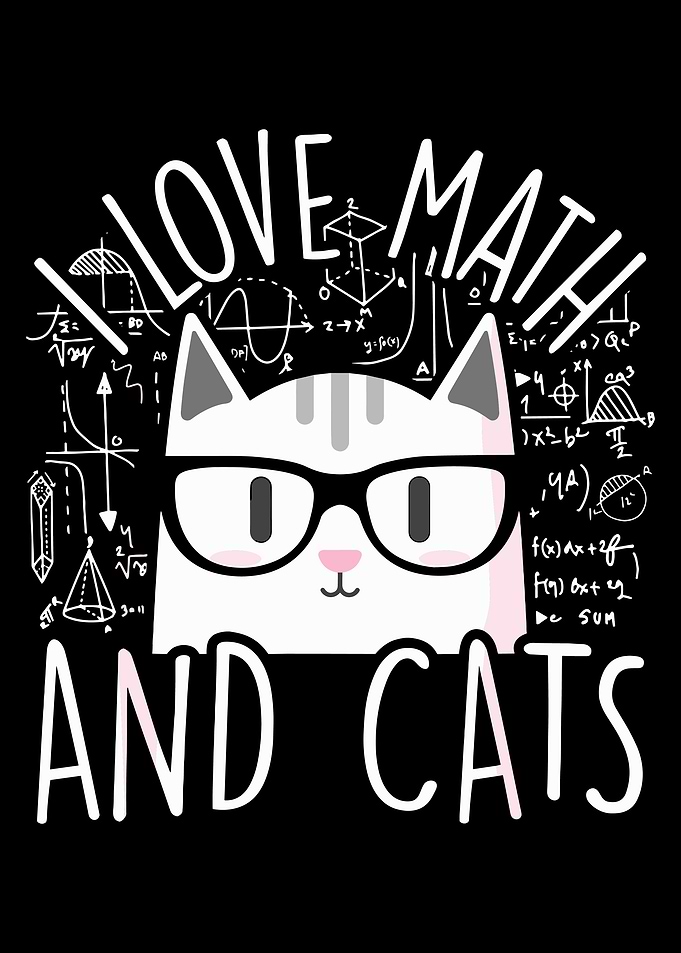 I Love Math and Cats