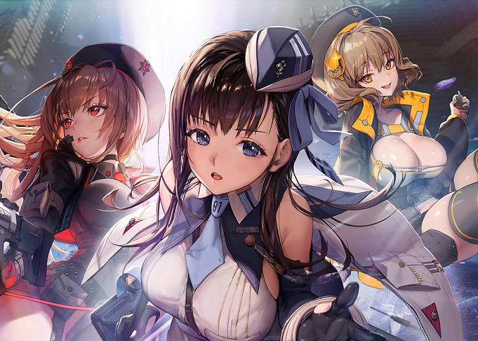 goddess of victory female characters in uniform