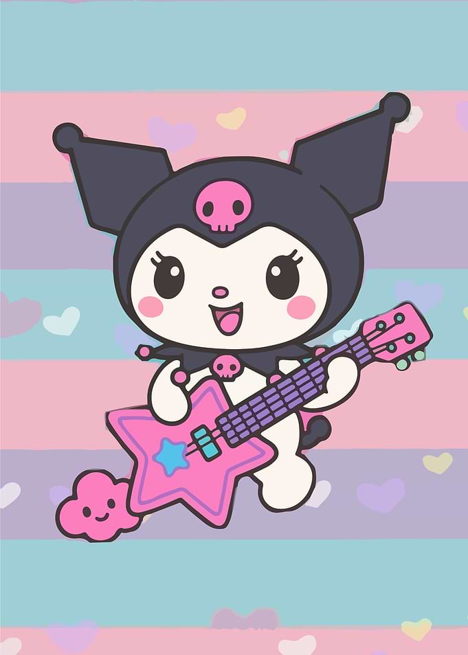 Kuromi with Star Guitar