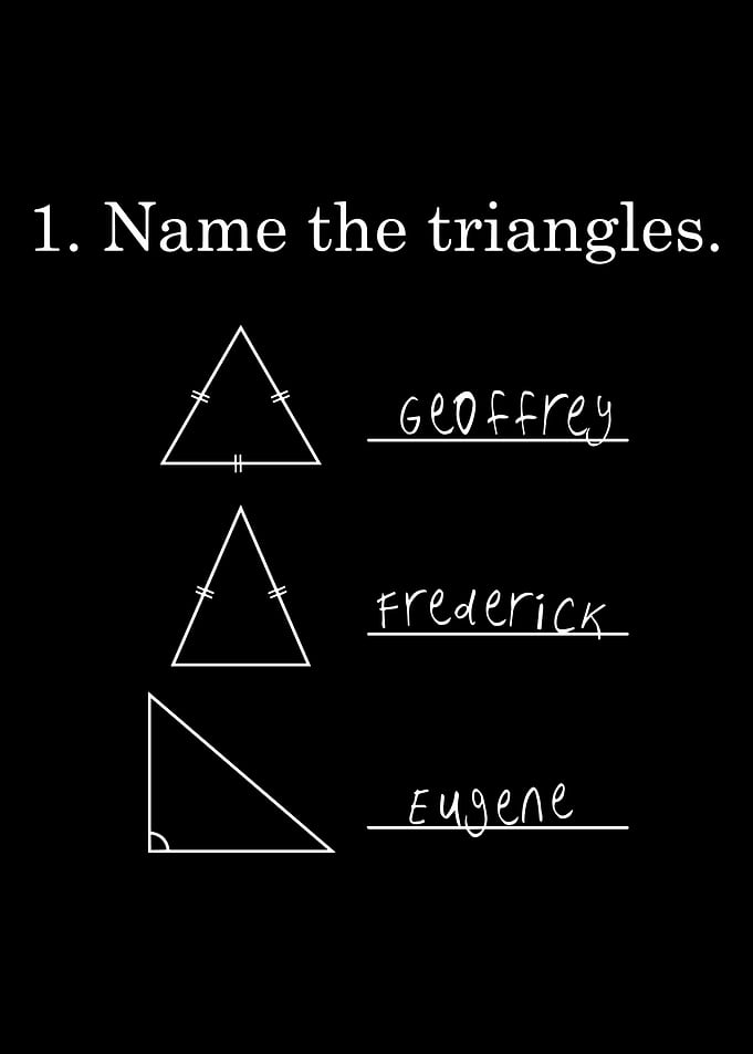 Name the Triangles