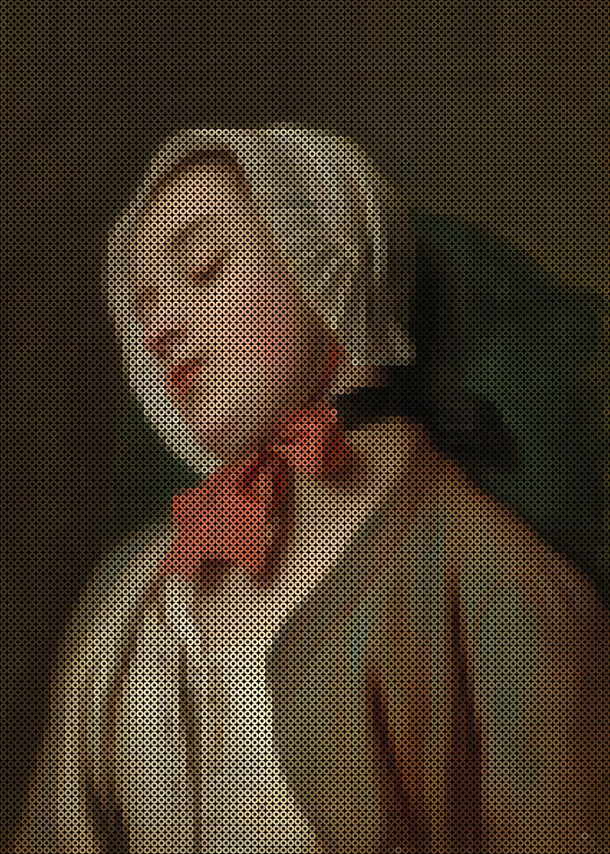 A Young Woman Sleeping In A Chair