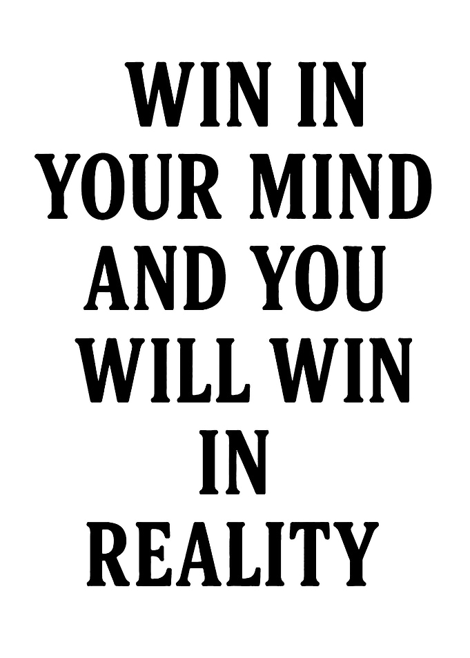 Win in Your Mind Quote