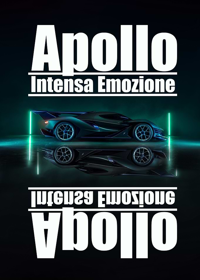 Apollo Intensa Emozione Car Poster
