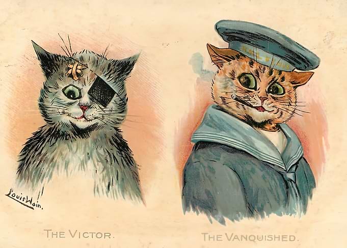 The Victor and The Vanquished Cats