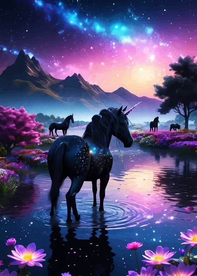 Unicorns Magical Landscape
