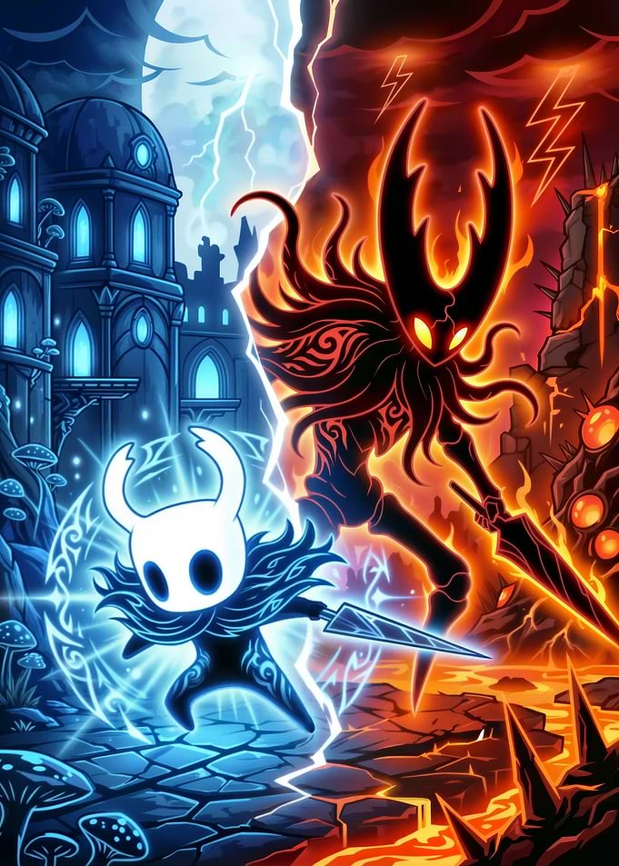 Hollow Knight: Ice and Fire Duel