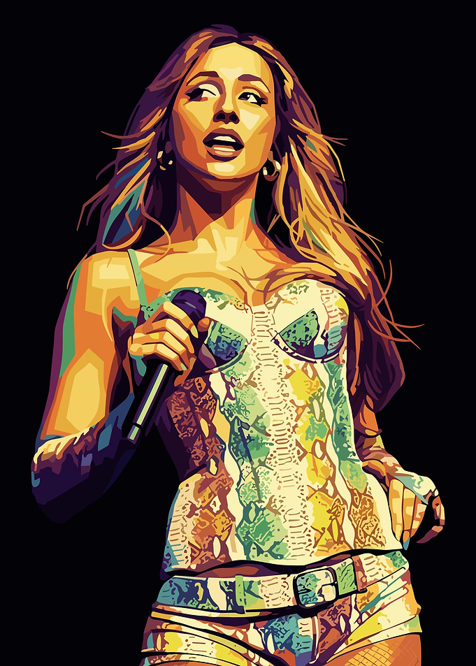 Tate McRae Digital Art