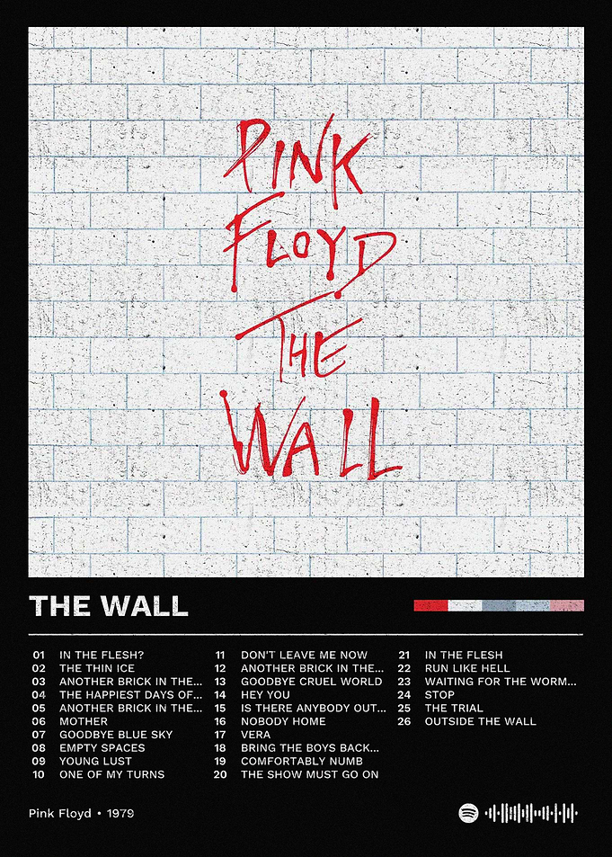 Pink Floyd The Wall Album Cover