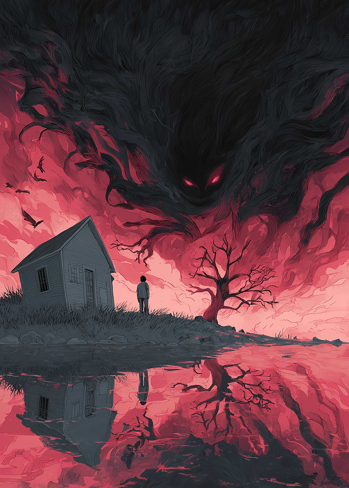 Eerie Encounter by the Lake