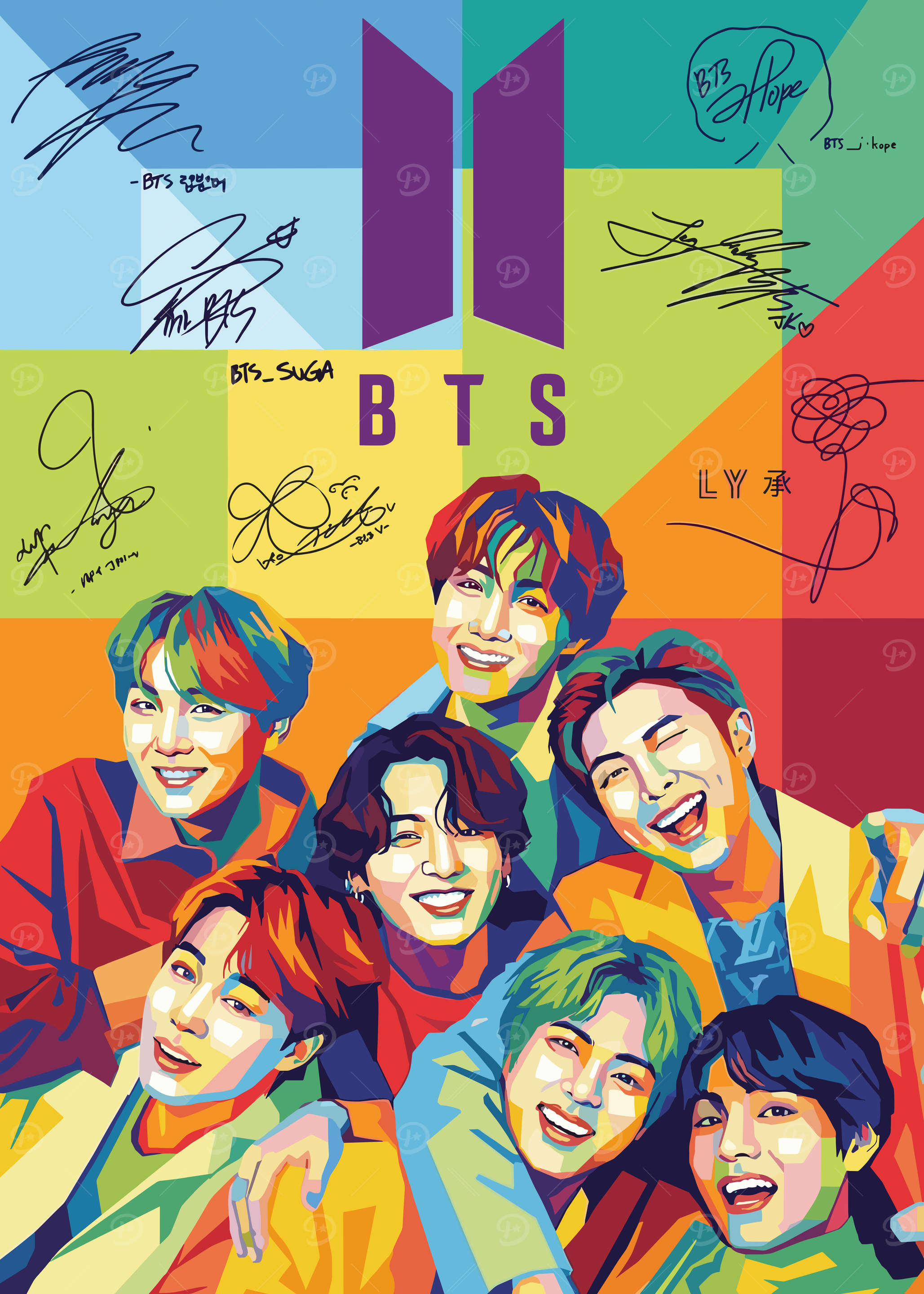 Bts Posters Online - Shop Unique Metal Prints, Pictures, Paintings
