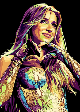 Tate McRae Pop Art Portrait
