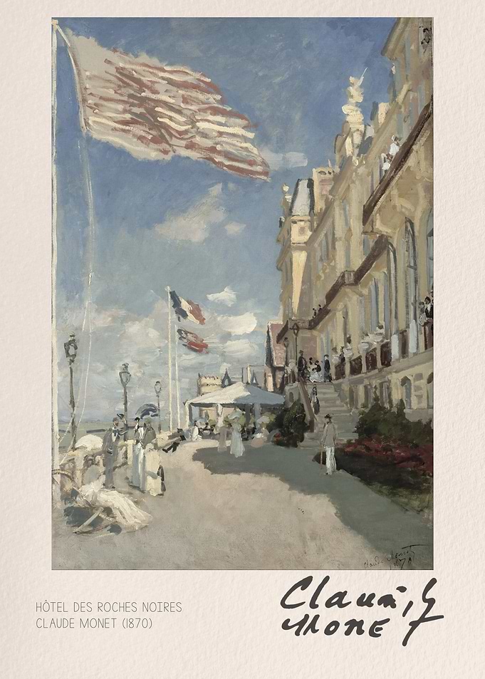 Hôtel des Roches Noires by Monet