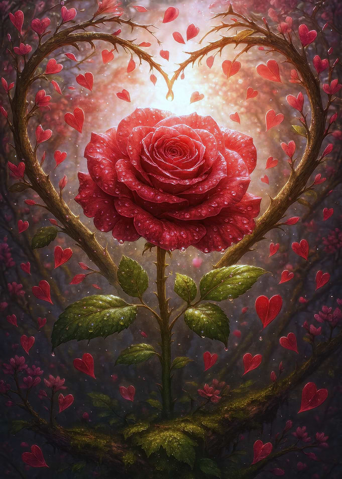 Red Rose Heart
