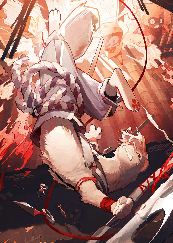 Anime Fox Warrior