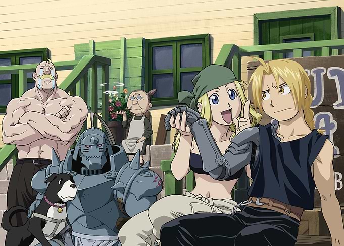 Elric Brothers and Rockbell Family Gathering