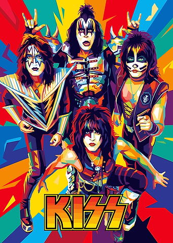 KISS Band wpap art