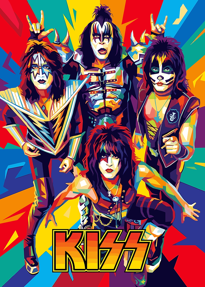 KISS Band wpap art