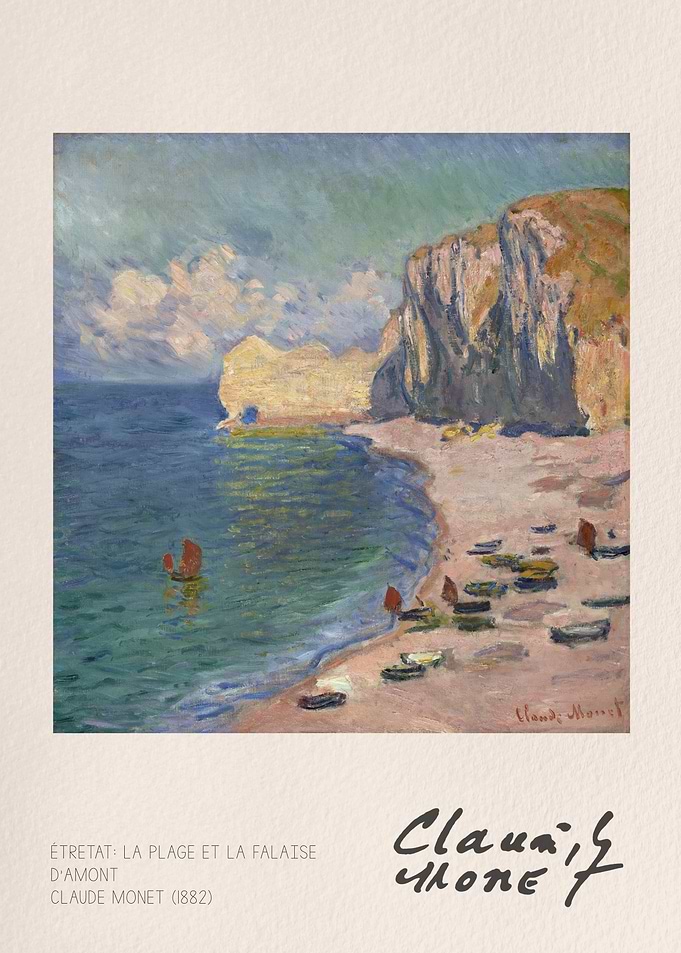 Etretat: La Plage et la Falaise