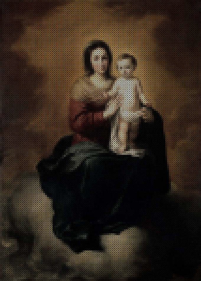 Madonna and Child Painting