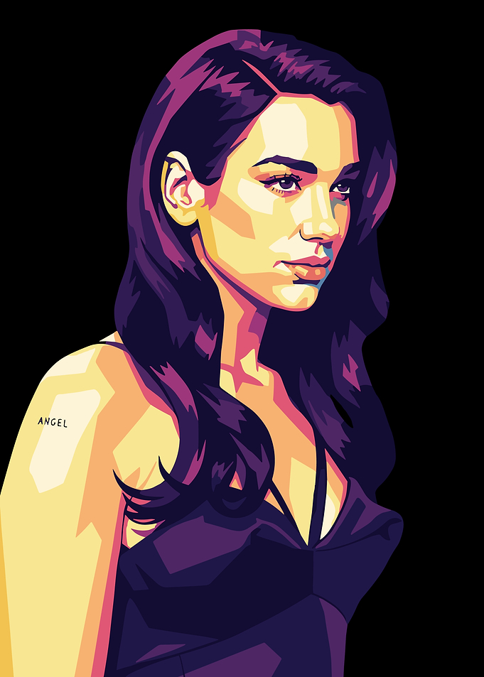 Dua Lipa Pop Art Portrait
