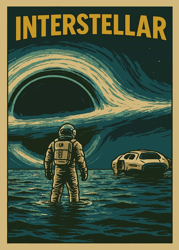 Interstellar Movie Poster Art