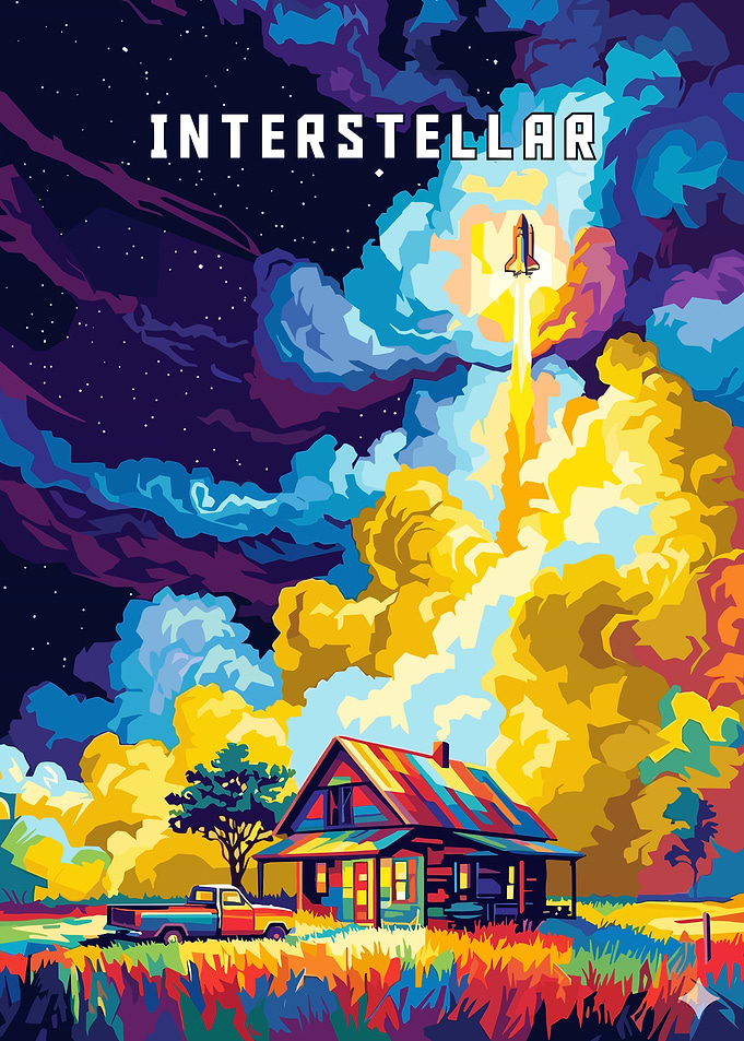 Interstellar Movie Poster Art