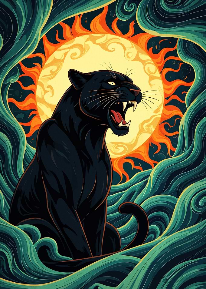 Roaring Panther Sun