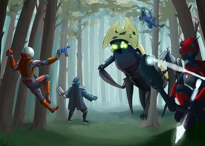 Risk of Rain 2 Forest Battle