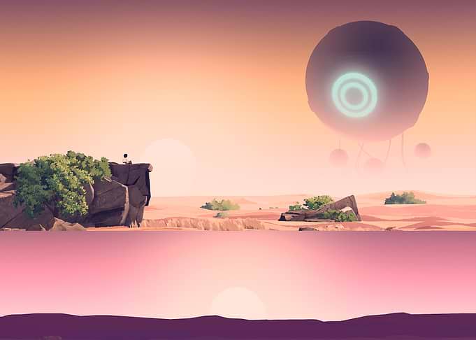 Planet of Lana - Orange Desert Collage