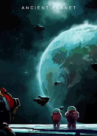 Ancient Planet Space Exploration