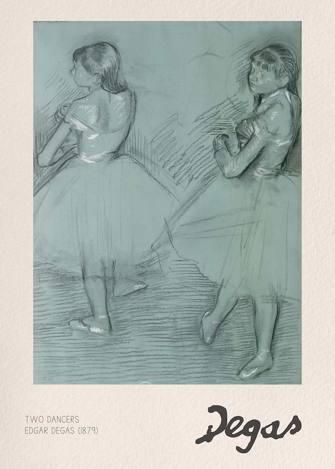 Two Dancers by Edgar Degas
