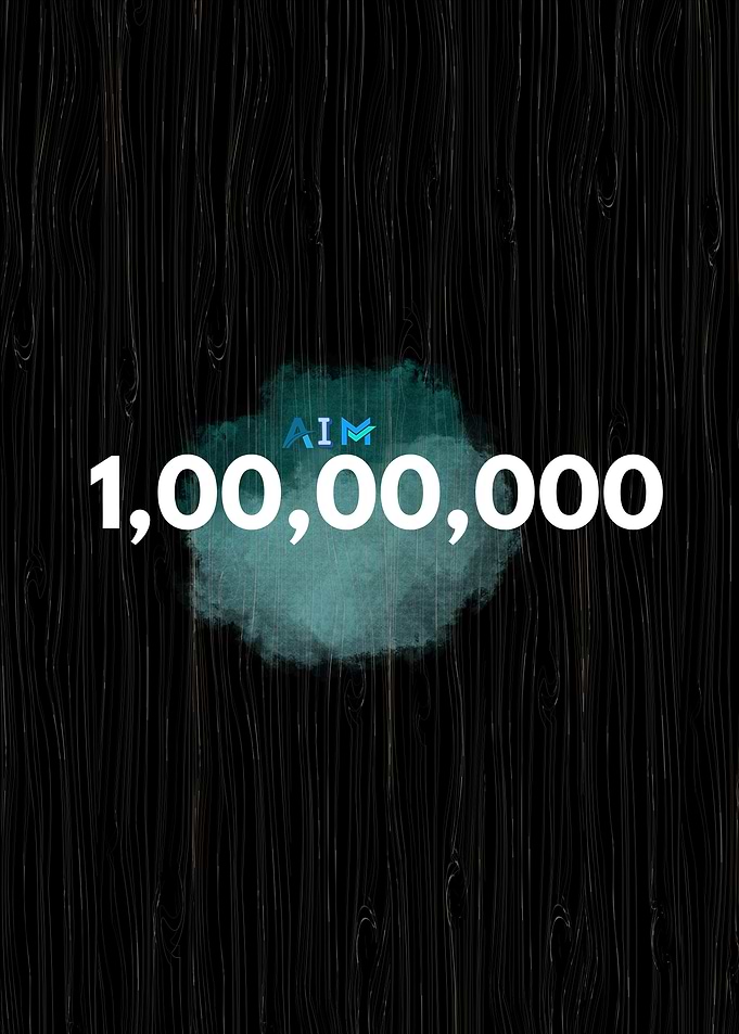 One Billion on Wood Background