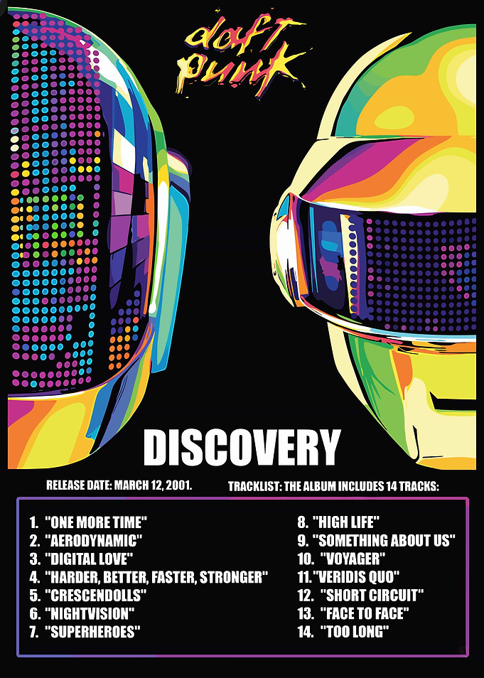 Daft Punk Discovery Album Art