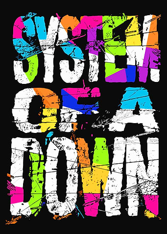 System of a Down Colorful Graphic