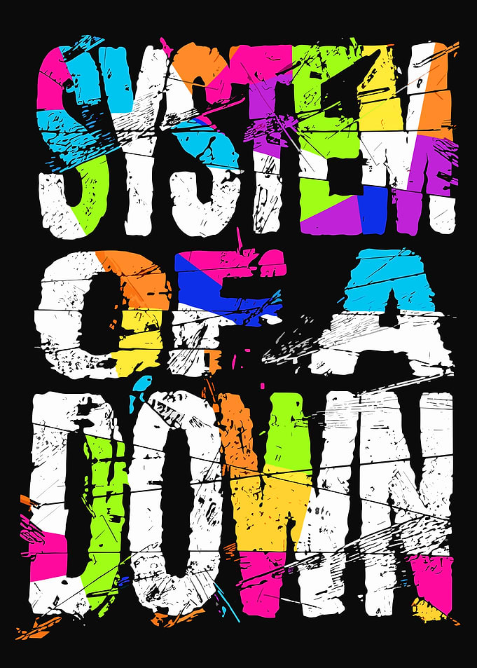 System of a Down Colorful Graphic
