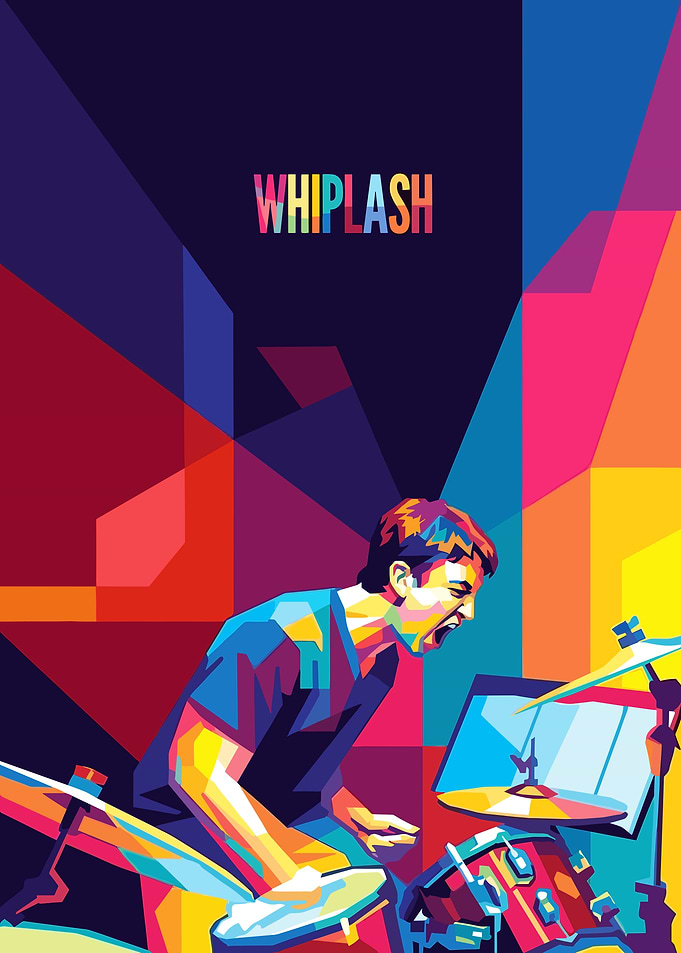 Whiplash Movie Poster Pop Art