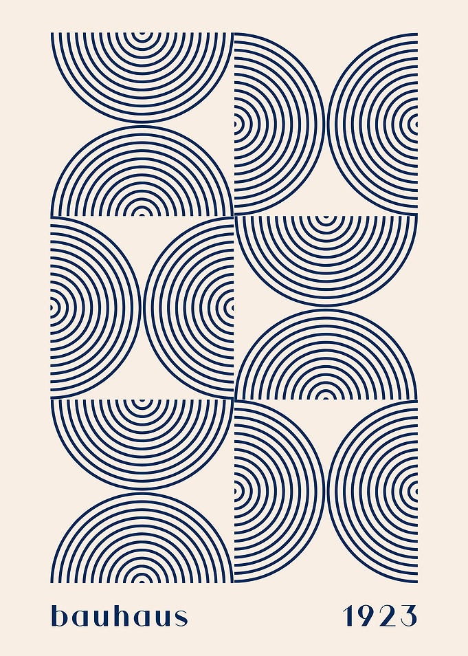 Bauhaus 1923 Geometric Pattern Art