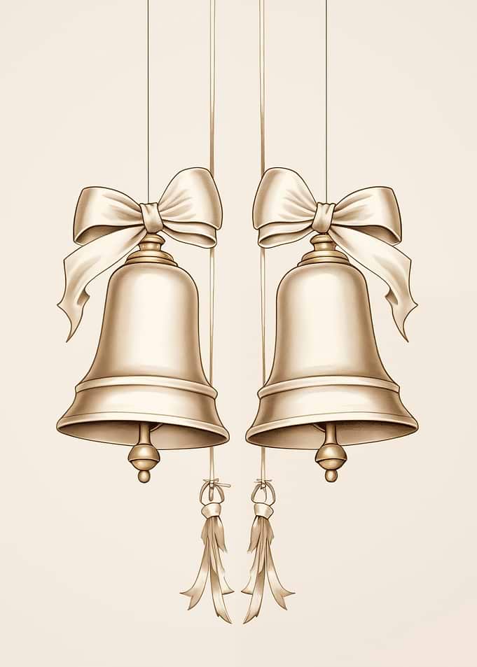 Two Bells with Bows